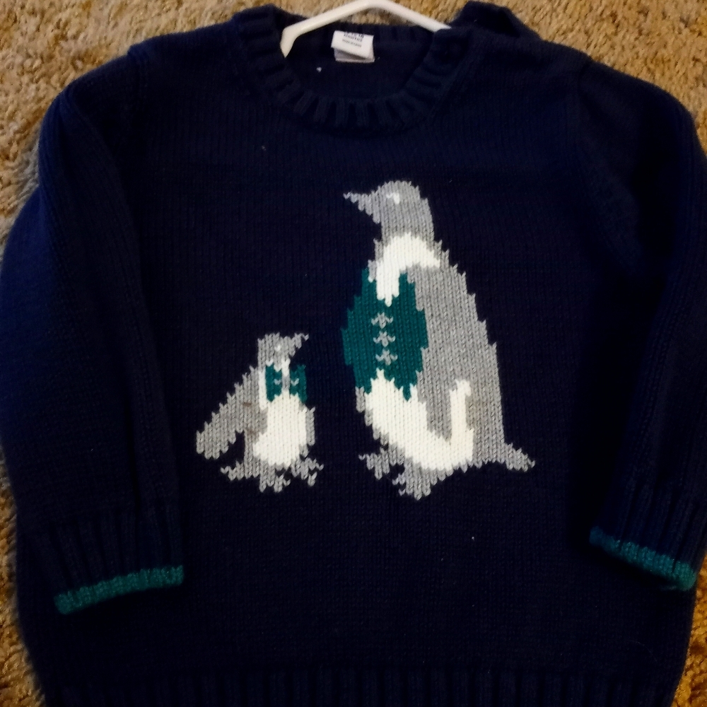 Navy sweater